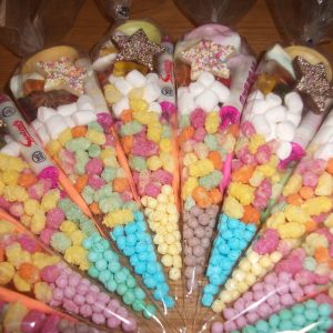 Pre-Filled Cone Sweet Bags