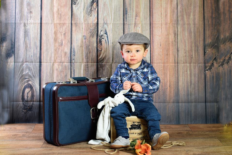 vintage baby photoshoot